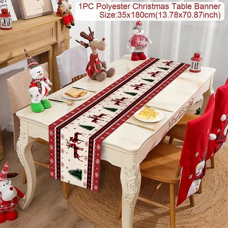 Christmas Table Flag