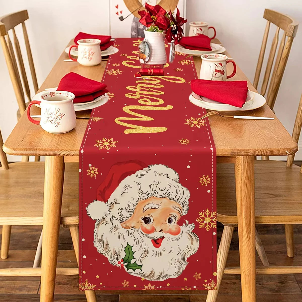 Christmas Table Flag