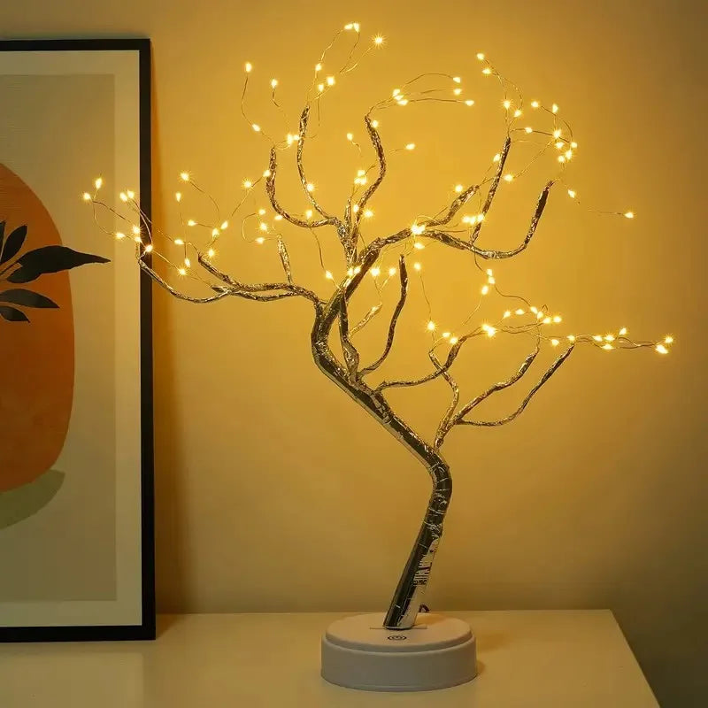 Tabletop Bonsai Tree Light With Remote