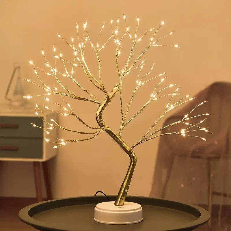 Tabletop Bonsai Tree Light With Remote