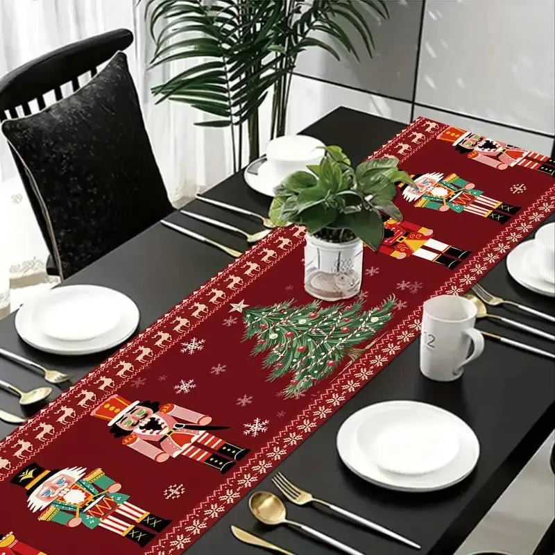Christmas Table Flag