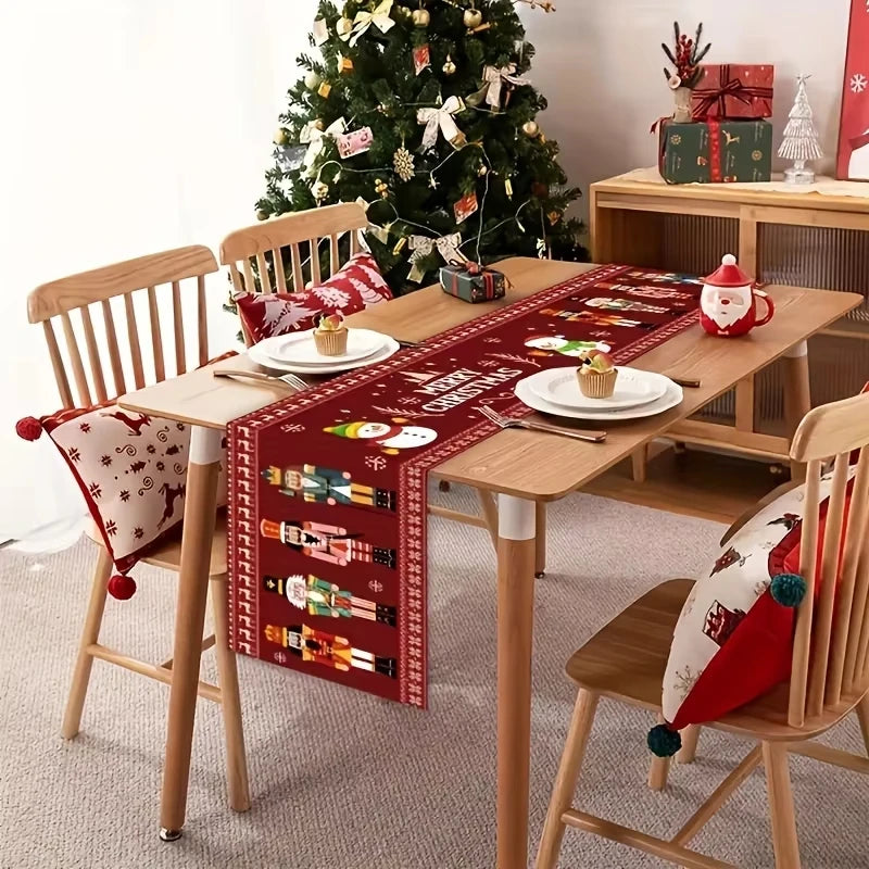 Christmas Table Flag