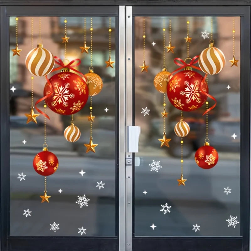 Christmas decorative window stickers