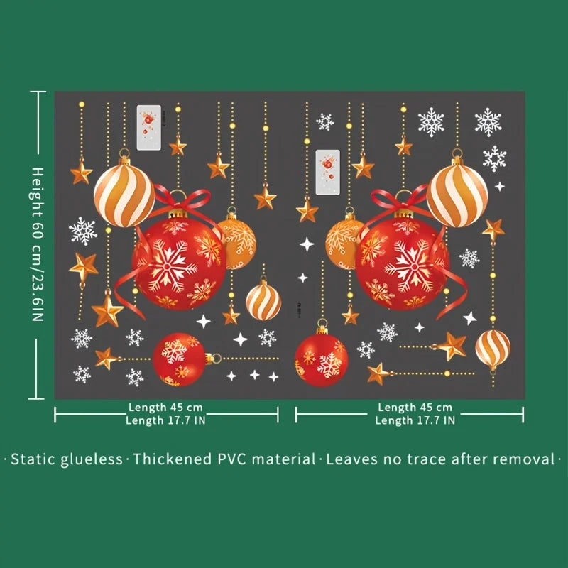 Christmas decorative window stickers