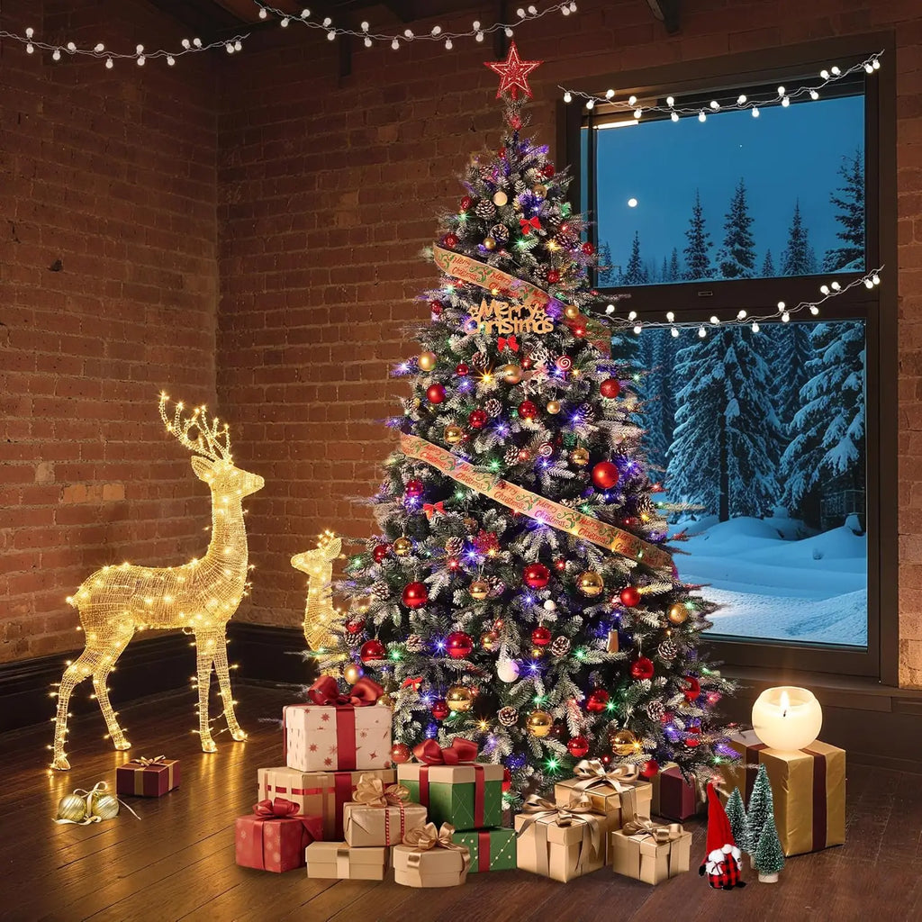 Flocked Christmas Artificial Tree