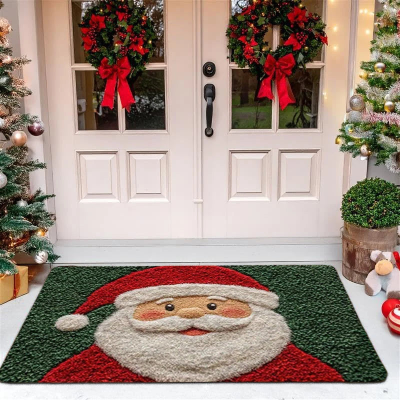 Christmas Door Carpet Home Decor Foot Mat