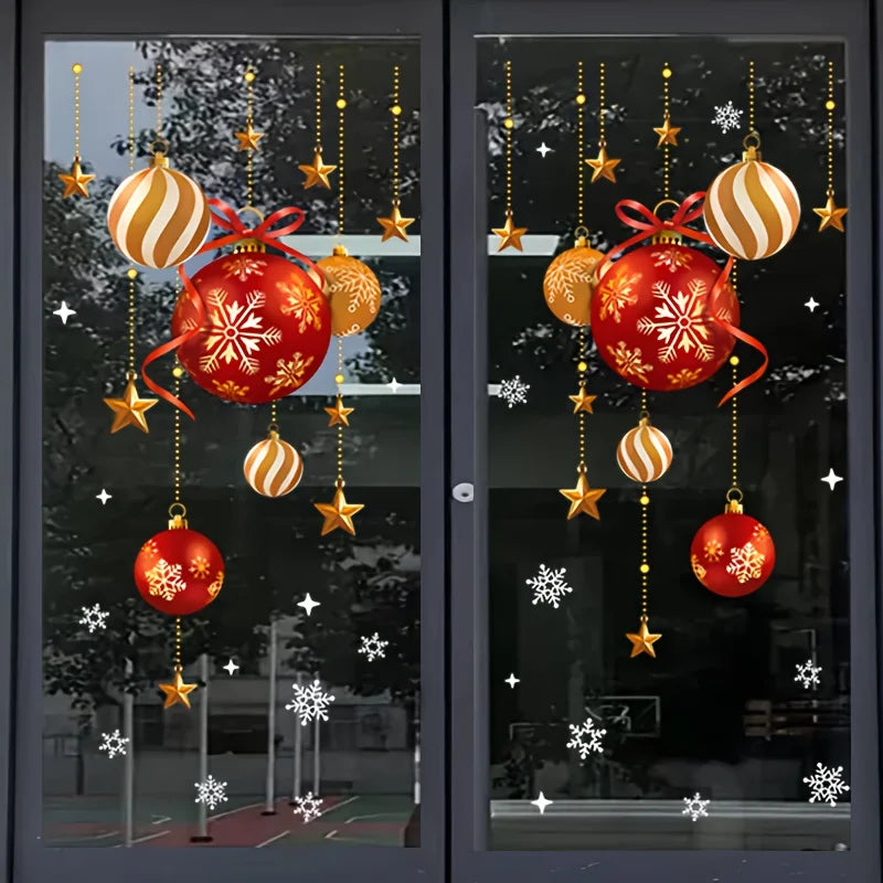 Christmas decorative window stickers