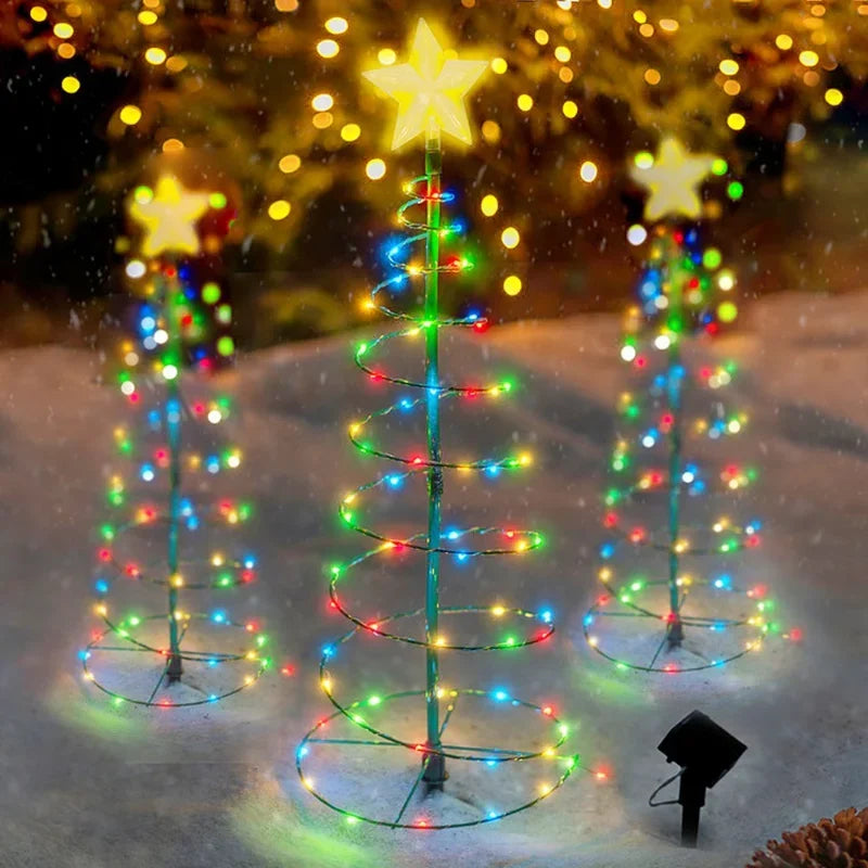Led Christmas Tree Decoration Solar Powered