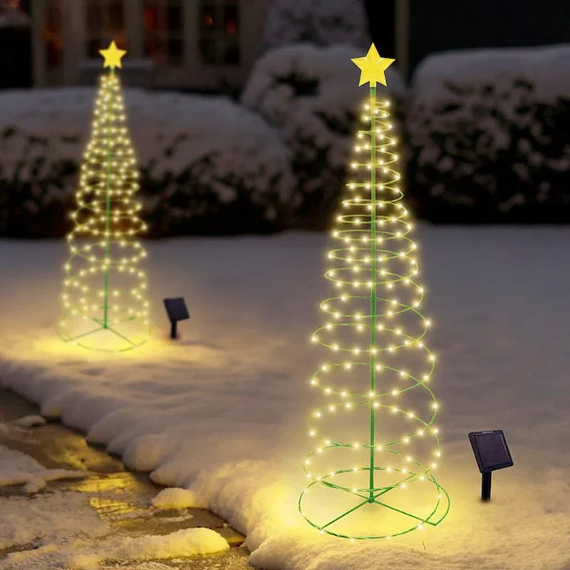 Led Christmas Tree Decoration Solar Powered