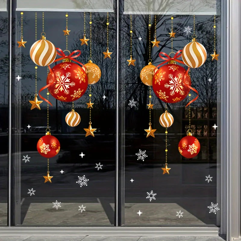 Christmas decorative window stickers