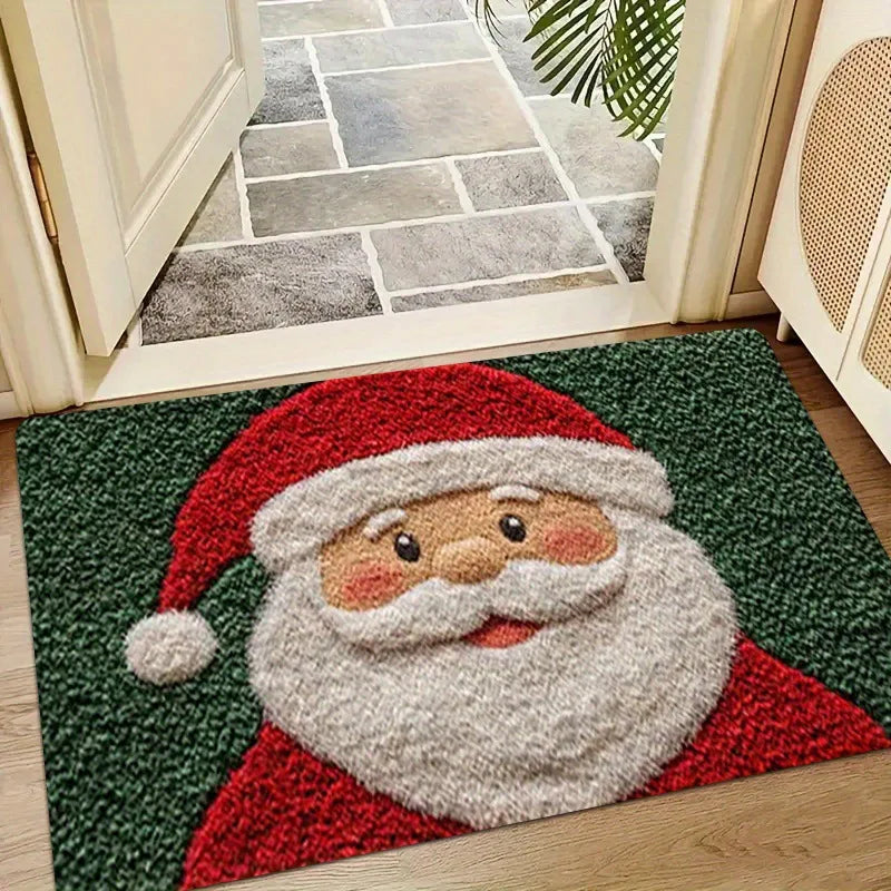 Christmas Door Carpet Home Decor Foot Mat